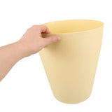 Yellow Plastic Trash Bin for Home, Multi-Functional Use with Stylish Design and Construction V1366-AZ2-W-26163