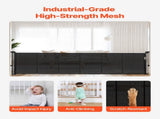 Retractable Baby Gate, 870 mm Tall, Extends up to 2800 mm Wide, Retractable Gate for Kids or Pets, V952-WZSSMHS110INI6TOP001V0