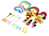 26PCS Sandwich Cutter and Sealer Set Stainless Steel Bread Cookie Vegetable Fruit Cutters Shapes V1294-YM0901-3118230321211
