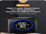 Portable Shower Head 8000mAh Battery Multi-Functional Shower Indoor Outdoor Use - Black - Size V1102-132-57276-BLK-8000AMH