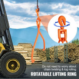 Log Skidding 81.3cm 2 Claw Log Lifting Heavy Duty Rotating Steel Lumber Skidding V952-YMQZQ32YC2ZK2CS2WV0