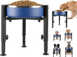 Dog Food Bowl Stand - Metal Elevated Dog Food Dispenser - Adjustable Dog Food Bowl Stand - Suitable V1188-ZXY-10085