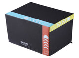 3 in 1 Plyometric Jump Box, 16/14/12 Inch Cotton Plyo Box, Platform & Jumping Agility Box, Anti-Slip V952-SHYTX161412YKXBJSV0