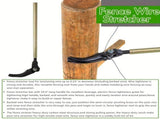 Garden Weeding Hoe for Efficient and Comfortable Gardening-Gold V1107-119-BLA-29254