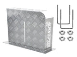Alpen Outdoor Silver Fuel Cover Right SideBase Mount 2mm Thickness Aluminium Diesel Heater Fuel V985-BASEMTANKCOVERRS