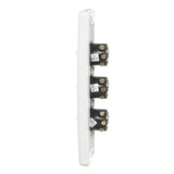 2000-2033A-WE- Switch 3 Gang Architrave 10A 250V V1202-V1-CLI2033AWE