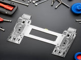 3Pcs Heavy Duty Air Conditioner Wall Bracket Plated Silver Adjustable for Split System V1370-AZ4-18121
