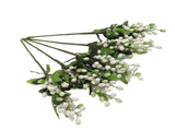 5PCS Artificial Berries Artificial Pip Berry Stems Decoration for Living Room Office White V1294-YM0706-3115230060214