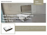 304 Stainless Steel Hand Paper Towel Dispenser Holder Toilet Heavy Duty V63-821741