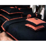 Orient Sense Venucci Oriental Quilt Cover Set - Queen V442-ORS-QUILTCS-VENUCCI-BLACK-QS