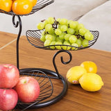 Nordic Style 3 Tier Fruit Basket Modern Multi Layer Fruit Snack Storage Basket for Living Room V1294-YM0717-3118220186212