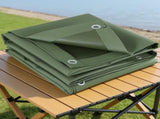 Instahut 3x4m Tarp Tarpaulin 600GSM Camping Canvas Heavy Duty Water Resistant TARP-GR-3X4