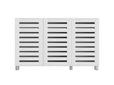 Artiss Shoe Rack Cabinet 30 Pairs Adjustable Shelf White FURNI-L-SHOE-LVD01-WH-AB