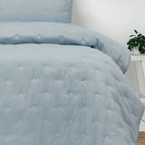 Ardor Saladin Chambray 3 Pcs Embroidered Comforter Set Queen/King V442-INT-COMFORTER-3PCSSALADIN-CHAMBRAY-QS