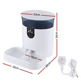 i.Pet Automatic Pet Feeder Dog Cat Camera Wifi Smart Food Dispenser Timer 7L APP PET-FEEDER-7L-VIDEO-WH