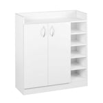 Artiss Shoe Rack Cabinet 21 Pairs Adjustable Shelves White Clair FURNI-SHOE-21-WH-AB