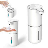380ML Automatic Soap Dispenser Touchless Adjustable Soap Dispenser Rechargeable White V1263-JX-7175-2