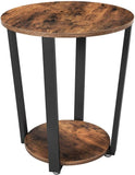 Industrial Iron Frame Round Coffee Table V178-72084