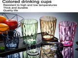 SZKIANGZXC Shatterproof Drinking Cups, Drinking Glasses, Set of 6, Plastic glass cup,16 oz plastic V1258-DP02-C-682