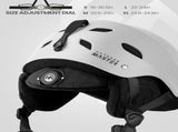OutdoorMaster Skateboard Bike Helmet for Adults &Youth - Multi-Sport Certified Impact Resistant with XFOM-ORYXBLUEL-CN