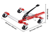 Wheel Dolly, Max Capacity 1500 Lbs Car Dolly, Car Jack Dolly Lifter with 360&deg Rotatable Wheels, V952-ZHSKU00000000000101
