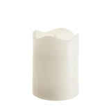10 Pcs LED Block Pillar Candle White Flameless Safe Indoor Battery Power Party Home Decor Wedding V382-LEDPILLARX10