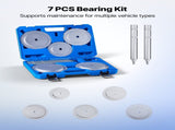 Bearing Press Kit, 7 Pcs, Bearing Race and Seal Driver Set with 5 Bushings, Handle Shaft and V952-ZCTJ7JTLHJFHBMJ2Q001V0