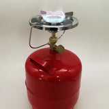 Portable Outdoor Stove Plated Silver Small Size Camping Gas Burner Easy to Carry V1370-AZ4-09530