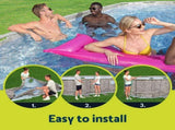 Bestway Swimming Pool 549x274x122cm Steel Frame Above Ground Pools Filter Pump Ladder 13430L BW-POOL-549-56717