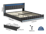 Levede Double Bed Frame BF1068-D