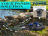 Combo Aquarium Garden Filter 10000L/H Submersible Water Pump 16000L/H V274-AQ-CPF250-CTP16000