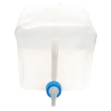 Outdoor Water Storage Bag Foldable White Container with Handle for Camping V1192-AZ-W-23966