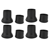 4pcs Round Furniture Lifters with Rubber Non Slip Pads Plastic Bed and Furniture Raisers Set V1294-YM0715-3117220135311