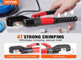 Hydraulic Crimping Tool with 9 Sets of Dies AWG12-2/0 Copper And Aluminum Terminal Battery Lug V952-DLYJQTLDLAWG16PK0V0