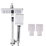 Cefito 8'' Rain Shower Head Set Handheld Round High Pressure wins Tap Chrome SHOWER-A2-SQ-8-SI-TAP