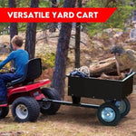 Steel Dump Cart Garden Tipping Trailer V379-DUMPCRTBLCK002