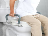 Raised Toilet Seat, 5" Height Raised, 350 lbs Weight Capacity, for Round and Elongated Toilet, Twist V952-XNSDSJGMTZDD2MQ2TV0