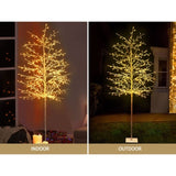 2.1M Christmas Tree 480 LED Solar Jingle Jollys XM-TR-TWIG-SOLAR-210-WW