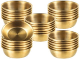 12PCS Sauce Dipping Bowls, Stainless Steel Sauce Dishes, Round Sauce Dip Bowls, Mini Sauce Cups, V1192-AZ-W-18271