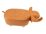 Animal Footstools Lovely Cartoon Innovative Elephant Upholstered Stool for Nursery Bedroom Playroom V1294-YM0703-3116230000211