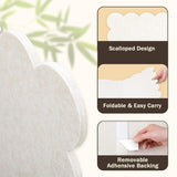 Felt Bulletin, 36" x 24" Foldable Pin Cork Alternative for Wall, Self-Adhesive Vision V1370-AZ4-14852