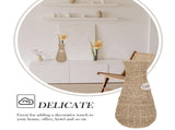 Compact Rattan Desktop Vase with Woven Design for Elegant Home Display V1370-AZ4-14313