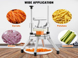 Commercial Vegetable Fruit Chopper 3/8 Inch Blade Heavy Duty Stainless Steel Food Dicer French Fry V767-VVR-ZT38INCH420J2LKZUV0