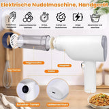 6-in-1 Automatic Electric Pasta Maker Machine, Handheld with Ergonomic Design, Easy to Clean V1188-MS-325-1350