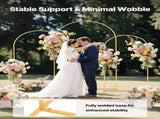 Arch Stand, Set of 3, 2.2/2/1.8 m , Stable Structure, Easy Assembly, Gold Metal Arch V952-BYDGMJSJT72FV0MUO001V0