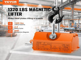 Magnetic Lifter, 600 kg Pulling Capacity, 2.5 Safety Factor, Neodymium & Steel, Lifting Magnet with V952-YCXPU600KGN421P5PV0