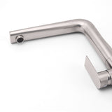 Brushed Nickel New Design Kitchen Mixer Sink Tap Laundry Faucet Swivel Spout V1233-KRF501N