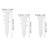 300Pcs White Plastic Drywall Anchors Heavy Duty Screw in Wall Anchors for Secure Fastening and Use V1366-AZ2-W-19478
