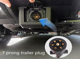 Trailer Wiring Harness,7 Pin Plug,7 Way Wire,6-Feet,Designed for RV Trailers, caravans, Food Vans V1259-DP01-A-5717