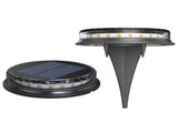 4pcs Ground Lights LED Warm Light Outdoor Disk Lights IP68 Waterproof Underground Lights V1294-YM0901-H39905-4